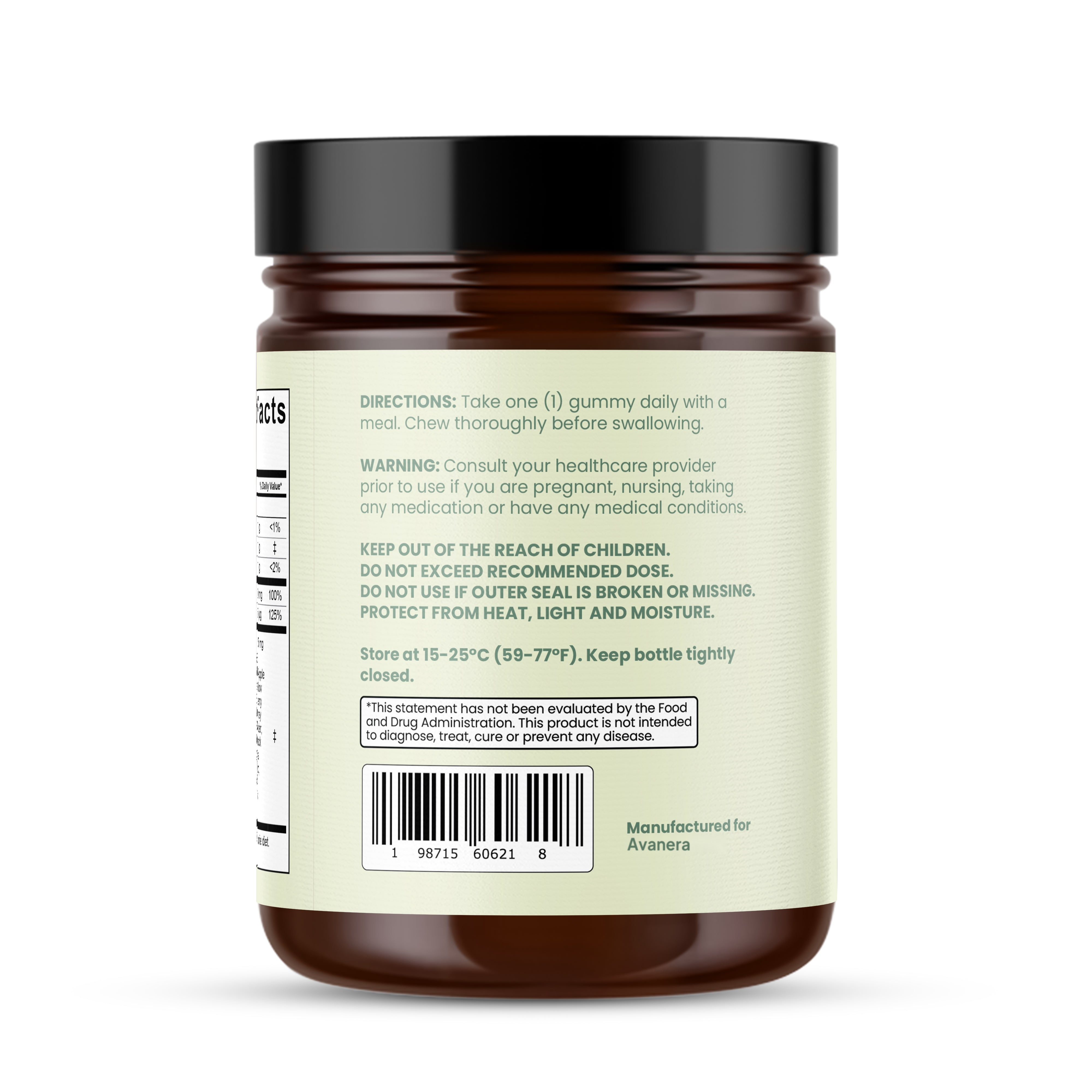 Presleep Blue Raspberry dietary supplement container with black lid and dark blue label.