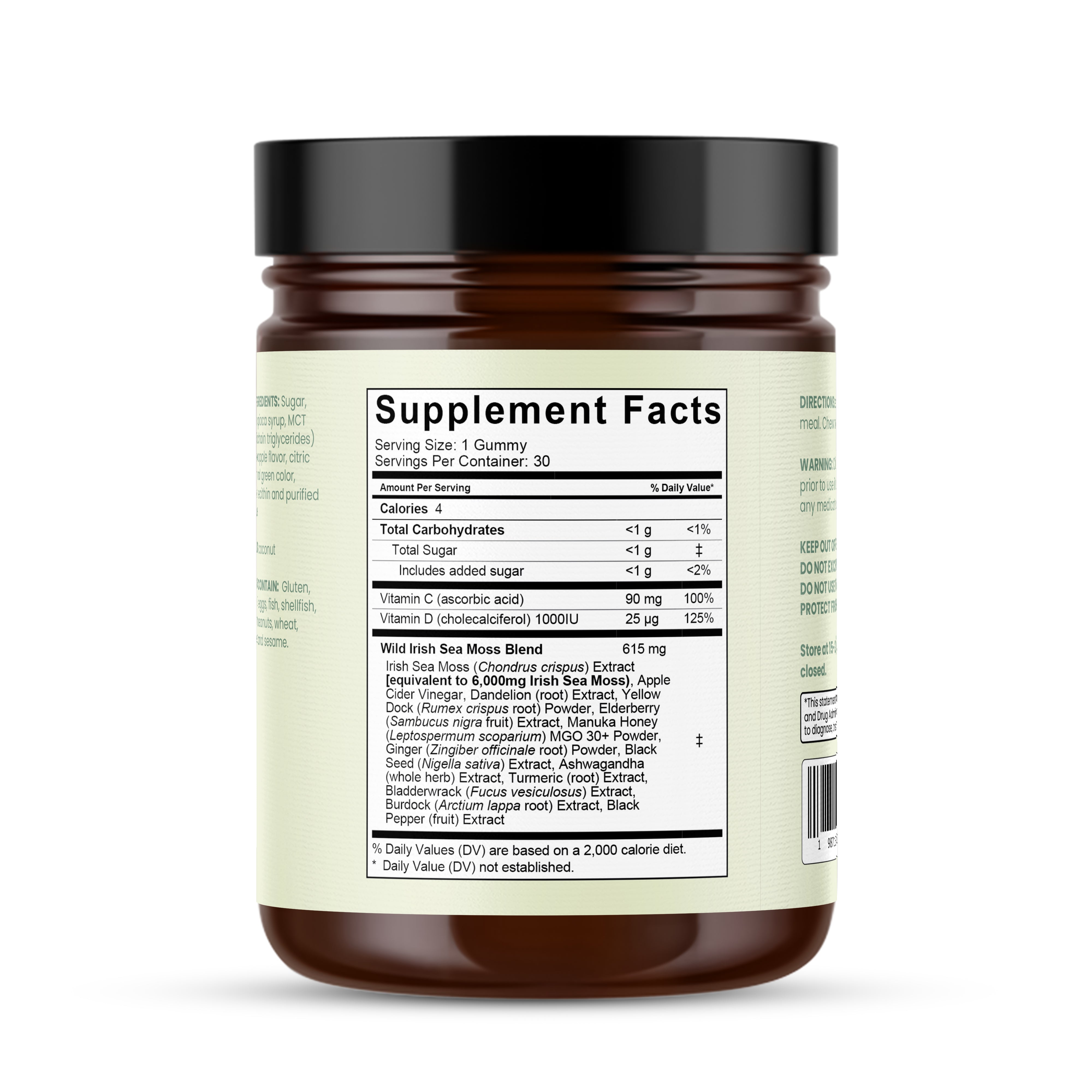 Presleep Blue Raspberry dietary supplement container with black lid and dark blue label.